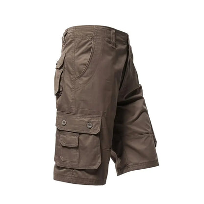 Men's Lightweight Cargo Shorts with Belt & Functional Pockets