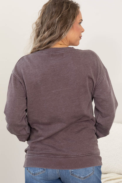 Women’s Cozy V-Neck Sweatshirt – Relaxed Everyday Pullover