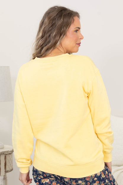 Women’s Cozy V-Neck Sweatshirt – Relaxed Everyday Pullover