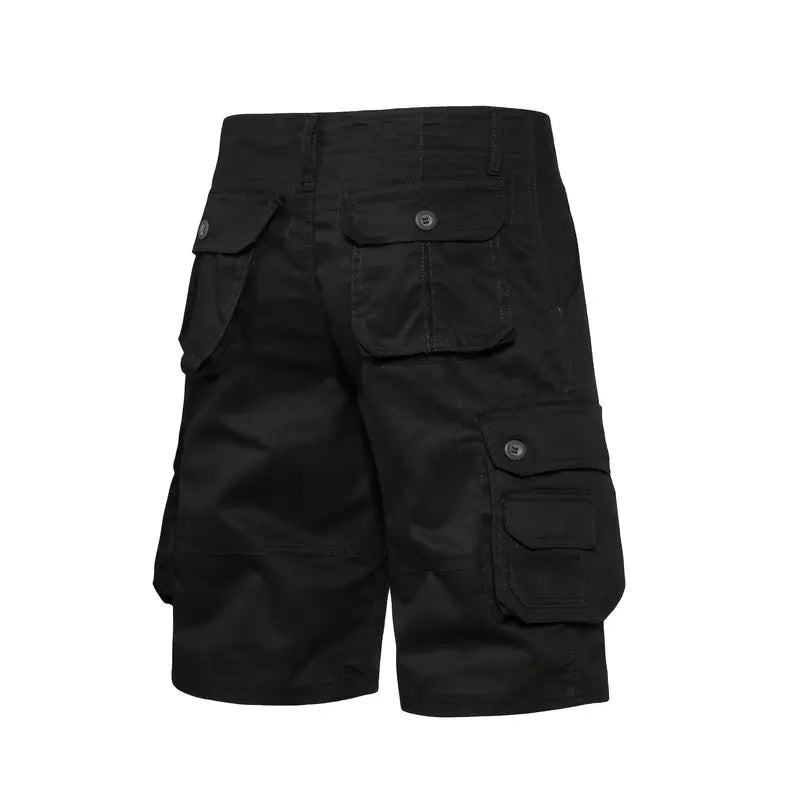Men's Lightweight Cargo Shorts with Belt & Functional Pockets