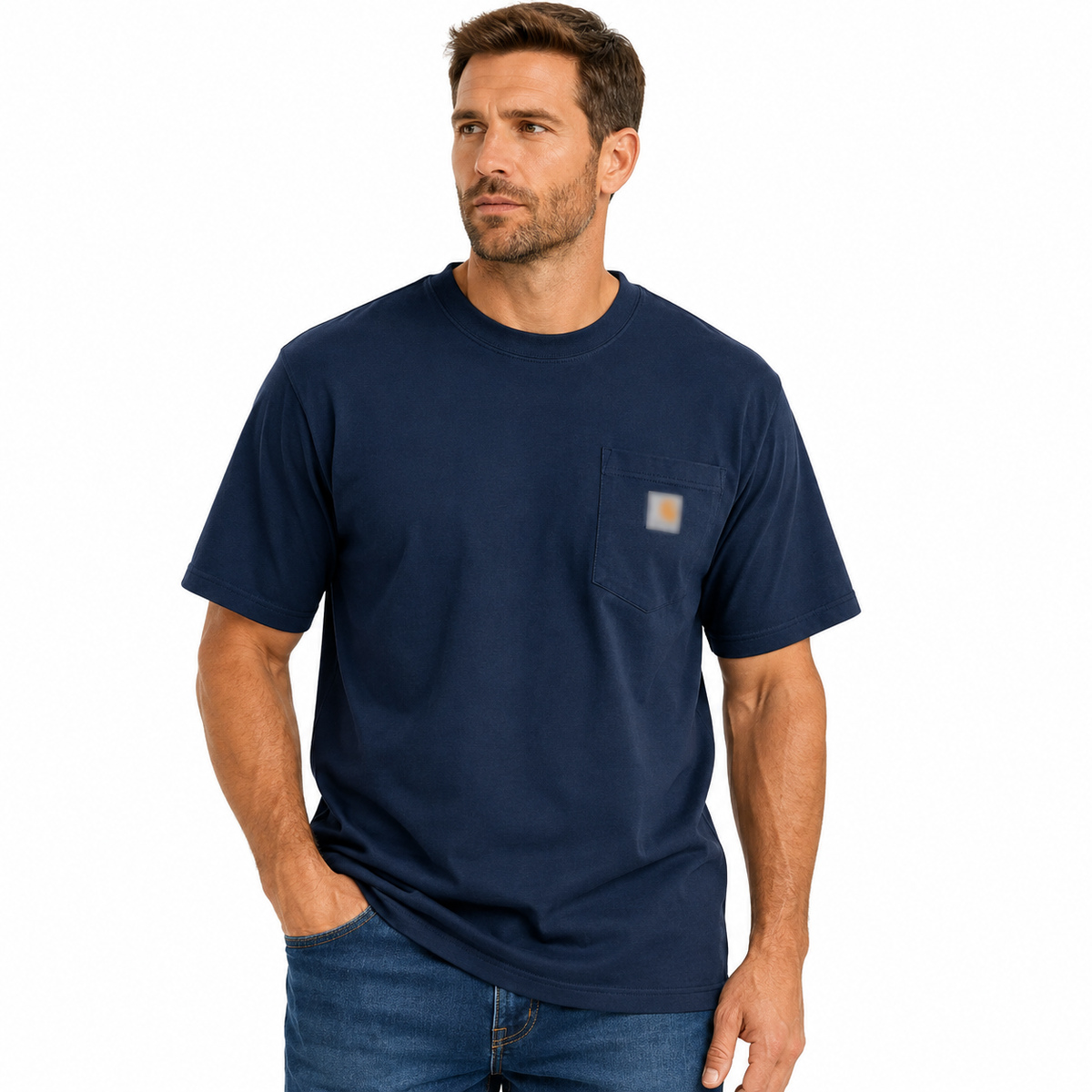 🔥CHT Men's K87 Workwear Loose Fit Heavyweight Short-Sleeve Pocket T-Shirt