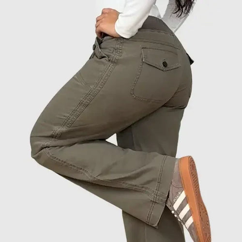 ⚡FINAL SALE⚡ women’s-high-stretch-mid-rise-straight-pants