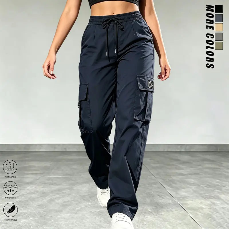 [LAST DAY SALE] Women’s Cargo Pants High Waist Loose Fit
