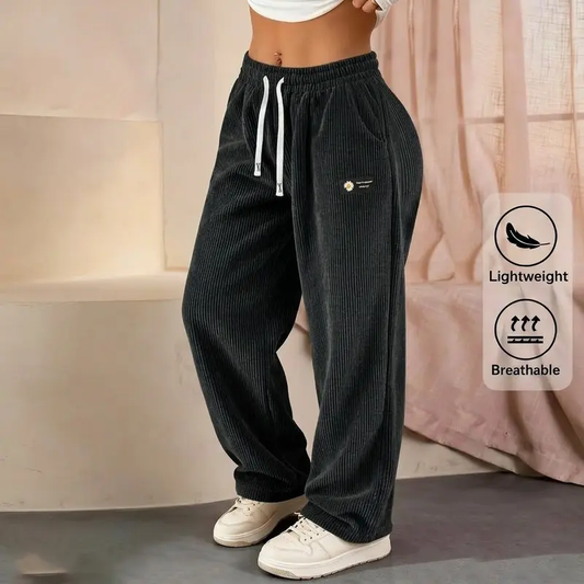 [LETZTER VERKAUFSTAG] Damen-Cordhose mit geradem Bein – 100 % Baumwolle