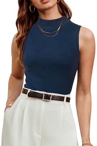 Women's Wool Blend Mock Neck