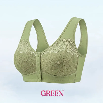 🔥Last Day💥Front Closure Breathable Cotton Lifting Bra for Senior
