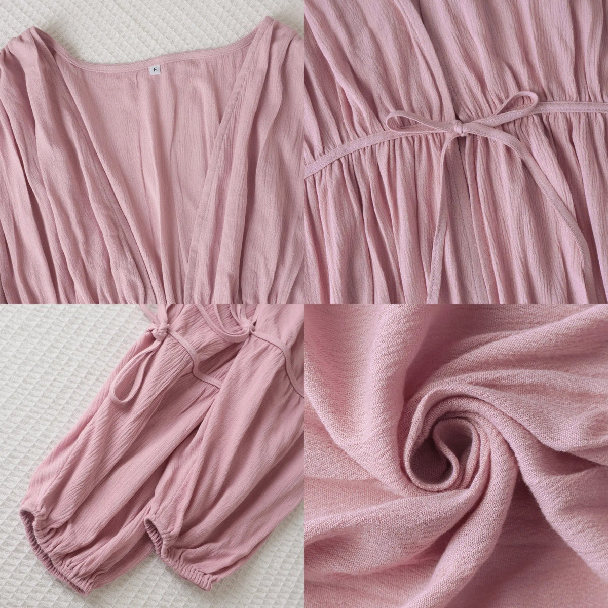 Flowy Boho Cardigan Tie-Front Duster Top