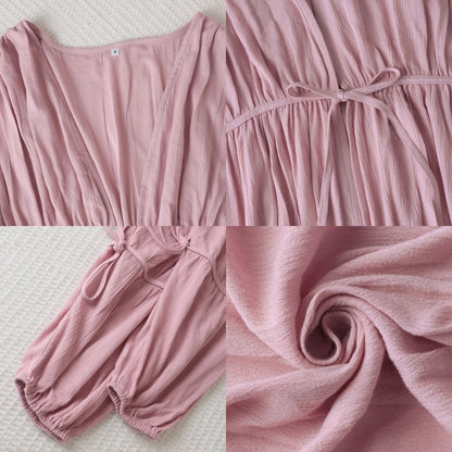Flowy Boho Cardigan Tie-Front Duster Top
