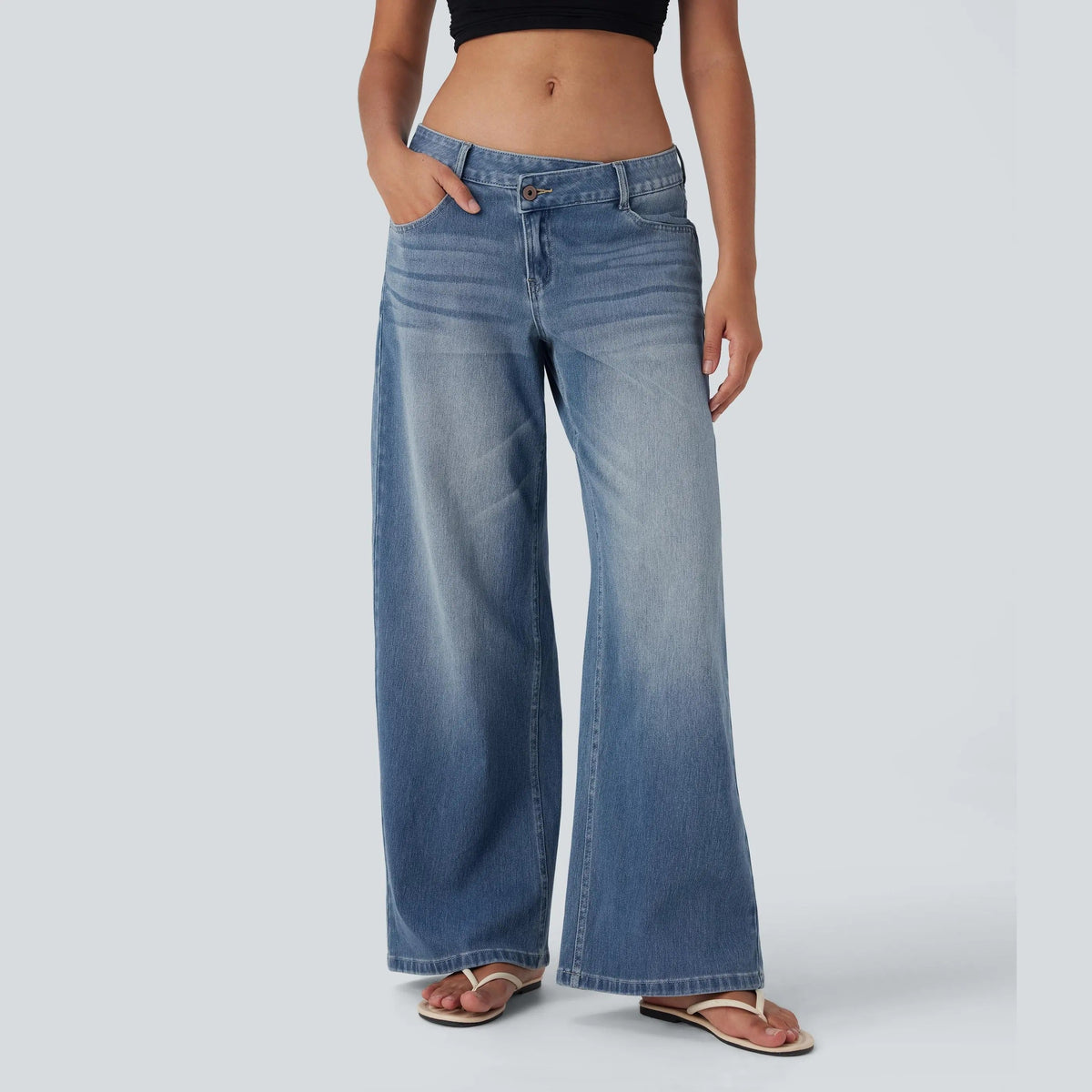 🔥Last day promotion-Comfort Stretch Baggy Casual Jeans