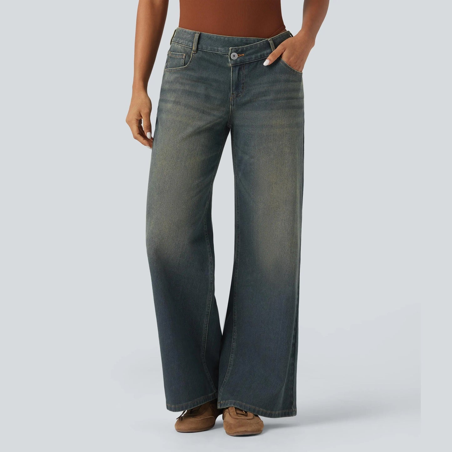 🔥Last day promotion-Comfort Stretch Baggy Casual Jeans